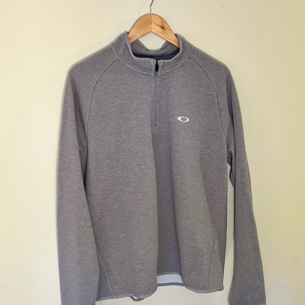 Oakley Men's Range Pullover 2.0 Gray Quarter-Zip